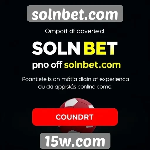 Bônus e promoções atrativas no solnbet.com